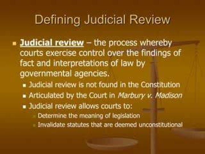Why does judicial review need constitutional justification?