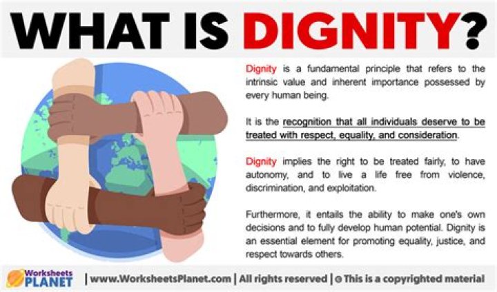 Why does work give you dignity?