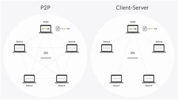 Why is a P2P network preferred over others?