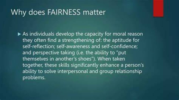 Why is honesty and fairness important?