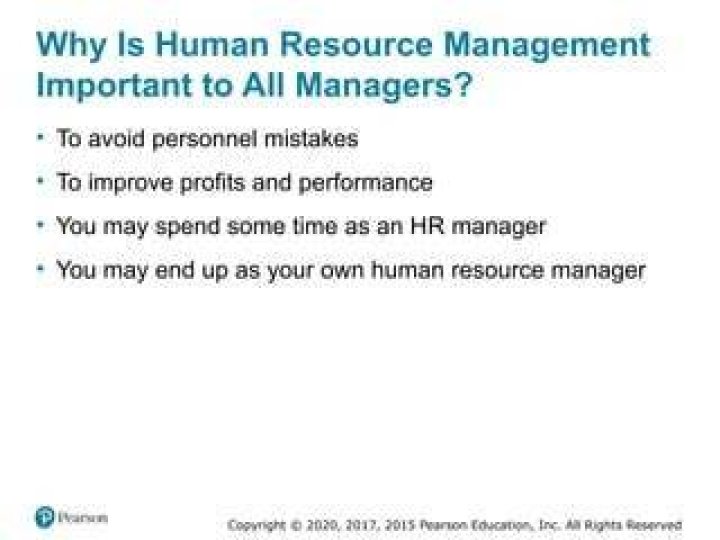 Why is human resource management important to all managers?