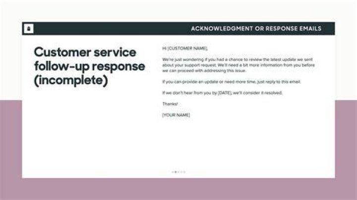 Why is it important to offer to follow up with a customer?