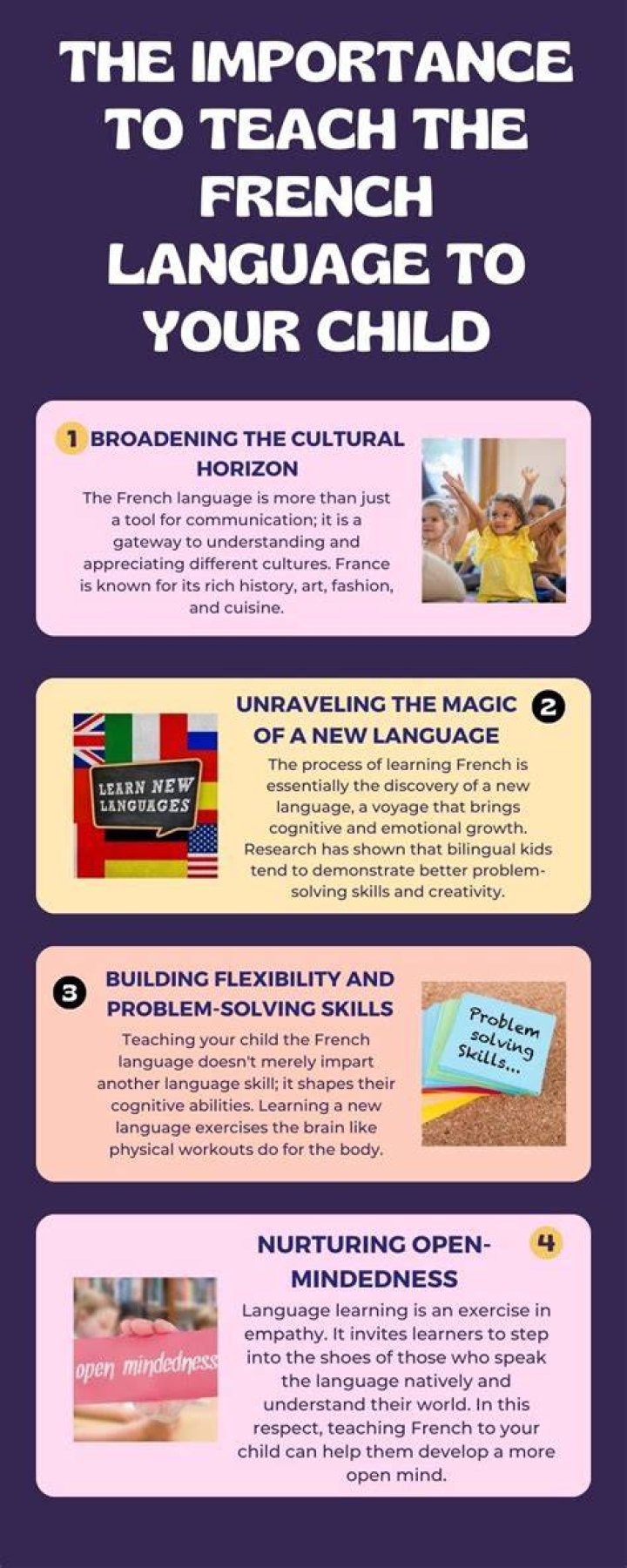 Why is learning French important?