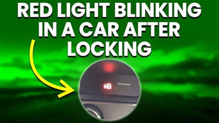 Why is my mouse red light blinking?