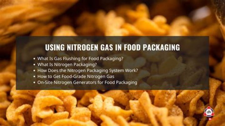 Why is nitrogen used in food packaging Class 10?