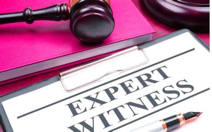 Why is the expert witness allowed to present the evidence in court?